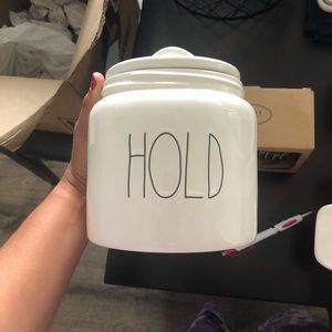 Rae Dunn hold canister